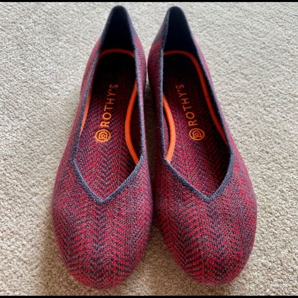 ❌SOLD❌ NEW Rothy’s Merino Bordeaux Flats Online Exclusive - Picture 9 of 9